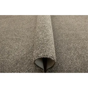 Koberec 100x200 cm STŘÍBRNĚ ŠEDÝ GRAFIT KOBEREC S FILCEM