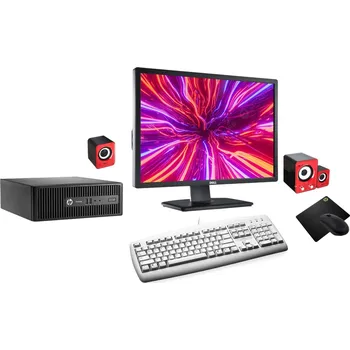 Stolní počítač PC sestava HP ProDesk 600 G2 SFF + 24“ Dell UltraSharp + příslušenství