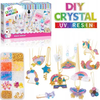 kreativní sada Sada na výrobu šperků Stawscy z UV pryskyřice pro dívky Věk 8+