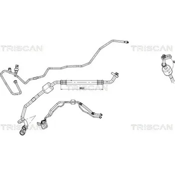 Vedení klimatizace HADICE KLIMATIZACE 9010 24014 TRISCAN OPEL CORSA