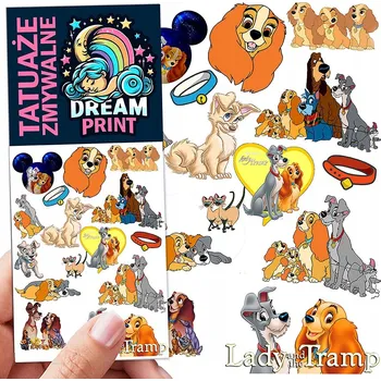 Odstranitelné tetování Smyvatelné tetování pro děti - Zamilovaný Voříšek