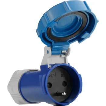 Elektrická zásuvka Elektrická Zásuvka Doktorvolt modrá