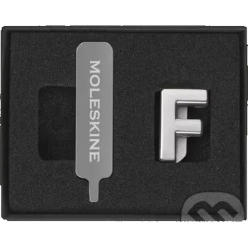 Doplněk ke knize Moleskine - ozdoba na zápisník – písmeno F - Moleskine Moleskine