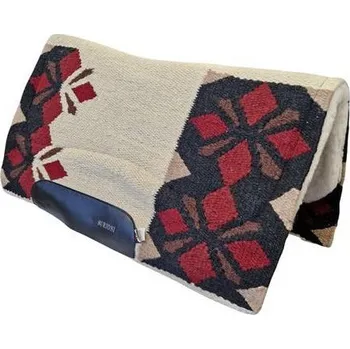 Westernová deka Burioni Showpad s vlnou, bordó