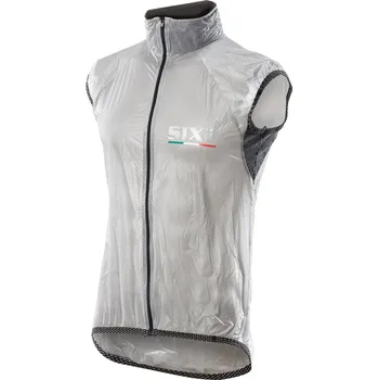 Pánská vesta SIX2 Cyklistická vesta - GHOST - transparentní/černá S