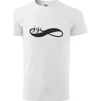 Pánské tričko Sablio Tričko s potiskem Navždy její - bílé M