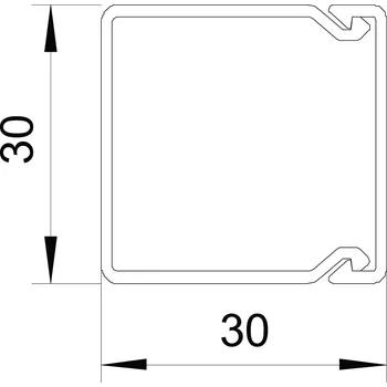 kabelová chránička OBO BETTERMANN Kanál WDK 30030 6026796