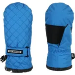 Dětské zimní palcové rukavice voděodolné zateplené fleecem - C074 Velikost: 1, Barva: Modrá