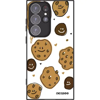 Pouzdro na mobilní telefon Picasee silikonový černý obal pro Samsung Galaxy S23 Ultra 5G - Gookies