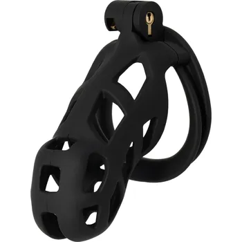 Pás cudnosti Hidden Desire Extreme Penis Prison Cock Cage Long Black