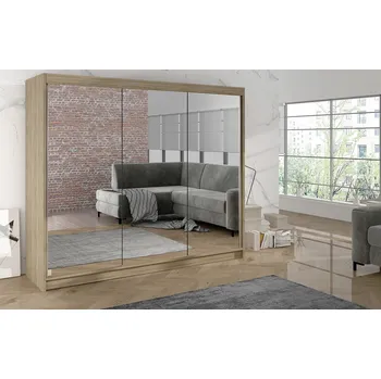 Šatní skříň Skříň Debora III 200 - dub sonoma