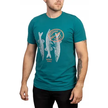 Pánské tričko Pánské tričko SINCE s krátkým rukávem pro běžné nošení / rybaření, velikost 3XL