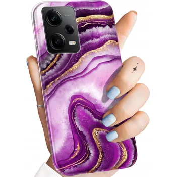 Pouzdro na mobilní telefon Zadní Kryt Hello Case pro Xiaomi Redmi Note 12 Pro 5G fialový