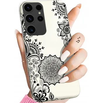 Pouzdro na mobilní telefon Zadní Kryt Hello Case pro Samsung Galaxy S24 Ultra, černý