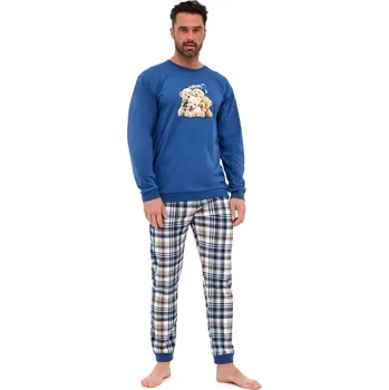 Pánské pyžamo Pánské pyžamo 115/292 Bears - CORNETTE džínová XL