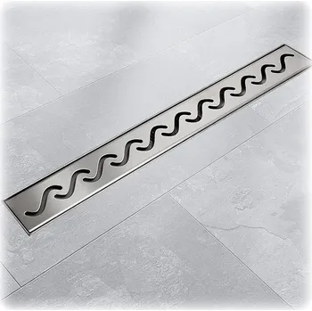 sprchový žlab Podlahový/lineární odtok s nízkou sifonovou mísou 140cm vlna 35l/min M14733