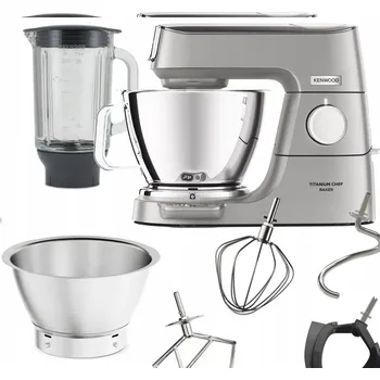 Kuchyňský robot Kuchyňský robot Kenwood Chef Baker KVC85.124SI 1200 W, stříbrný/šedý