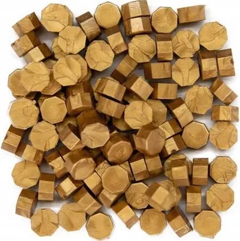 Pečeť Vosk pečetní vosk - zlatý - 100 ks