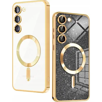 Pouzdro na mobilní telefon Zadní Kryt Bou pro Samsung Galaxy S23 FE zlatý