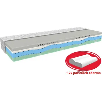 Matrace MPO Matrace SILVER Bio Green Typ potahu: S bambusem, Rozměr: 90x200 cm