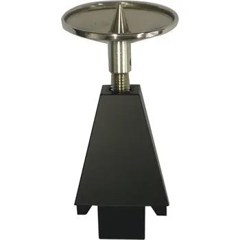 Nábytkové kování VOLPATO Stili upevnění na strop horní, černý eloxovaný hliník