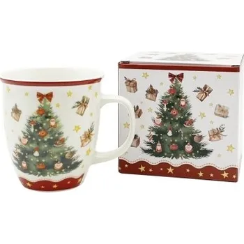 Porcelánový hrnek v dárkové krabičce Christmas Tree 3