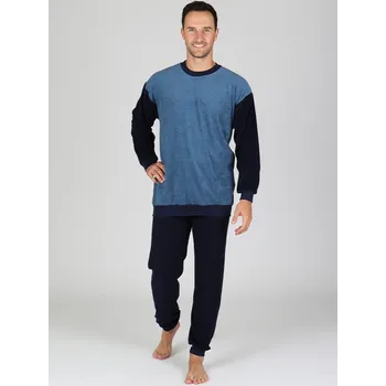 Pánské pyžamo EVONA a.s. Pánské froté pyžamo EVONA 1429 053 Velikost: 4XL