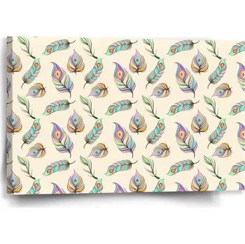 Obraz Sablio Obraz Paví peříčka - 60x40 cm