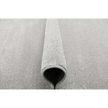 Koberec KOBEREC ŠEDÝ MĚKKÝ HUSTÝ VLAS NA FILCU DO OBÝVACÍHO POKOJE SOBRADO 200x200 cm