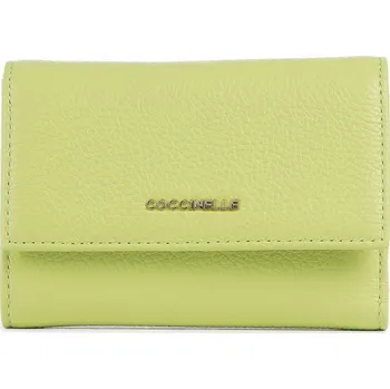 Peněženka Coccinelle Metallic Soft Peněženka 10cm, L, žlutozelená, kůže, 50553273