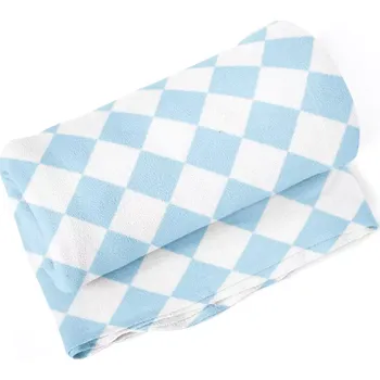 deka Sablio Deka Bílomodré kosočtverce - 150x120 cm