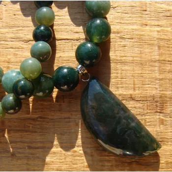 Přírodní kámen Achát mechový, , skladem