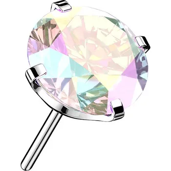 Piercing Šperky4U Kamínek k PUSH IN piercingu TITAN - TIT1148AB-030