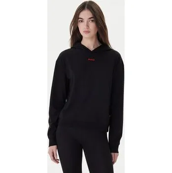 Dámská mikina Hugo Mikina Shuffle_Hoodie Černá Regular Fit XS