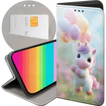 Pouzdro na mobilní telefon Hello Case pro Realme 8 růžový flipový Pouzdro