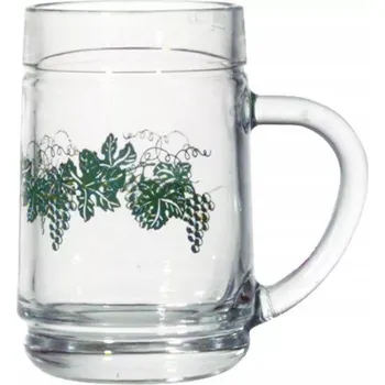 Sklenice Stölzle-oberglas Džbán na svařené víno 280 ml cejch 1/4 l, dekor víno (6 ks