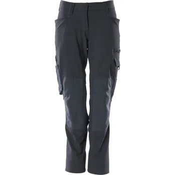 Moto oblečení MASCOT® Kalhoty s kapsami na kolenou Černá modrá Velikost: 40