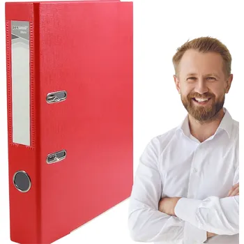 ŠANON S KOVÁNÍM A4 5CM ČERVENÝ PENWORD