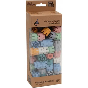 ostatní stavebnice Ekologické Stavebnice malých géniů Askato šroubky 67 dílů