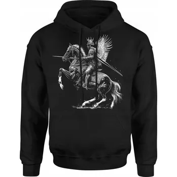 Pánská mikina PÁNSKÁ PÁNSKÁ MIKINA HUSAR POLSKÁ VLASTNENECKÁ vel. S KAPUCÍ S KAPUCÍ