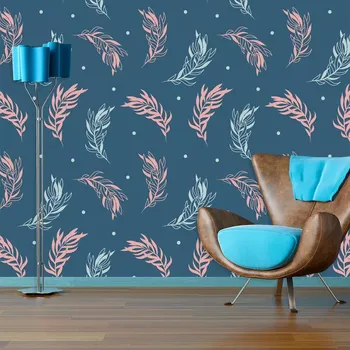 Tapeta Sablio Tapeta Barevná peříčka - 125x75 cm