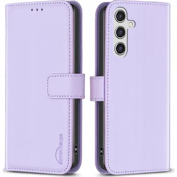 Pouzdro na mobilní telefon Flipové pouzdro Erbord pro Samsung Galaxy A52 5G fialové
