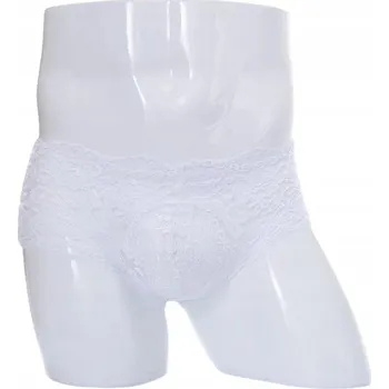 Pánské oblečení Sexy Jemné Pánské Krajkové Boxerky s Květinovým Vzorem - XXL