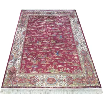 Koberec Koberec Exkluzivní Qum Silk 10 červený