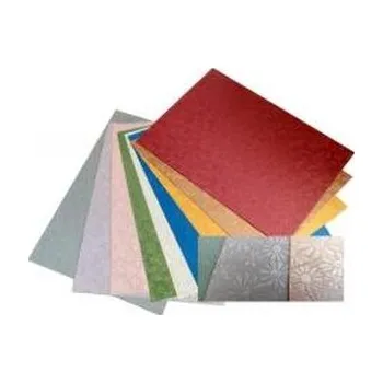 Set školních potřeb Karton kreatywny Stokrotki Metalic 230gm 10 arkusz