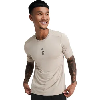 cyklistický dres SIROKO Pánské tričko pro gravelovou cyklistiku Cedar XS BÉŽOVÁ