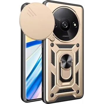 Pouzdro na mobilní telefon Zadní Kryt Erbord pro Xiaomi Redmi A3 zlatý