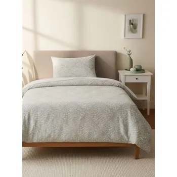 Povlečení Sinsay - Sada saténového povlečení - šedá - 688II-09X - 688II-09X-ONE