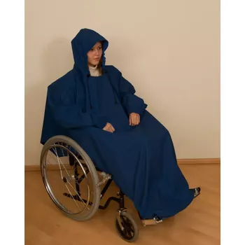 Pláštěnka Pláštěnka s rukávem Modrá