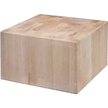 Kuchyňské prkénko Dřevěný řeznický špalek 30x30x20 cm | CONTACTO 3644/303